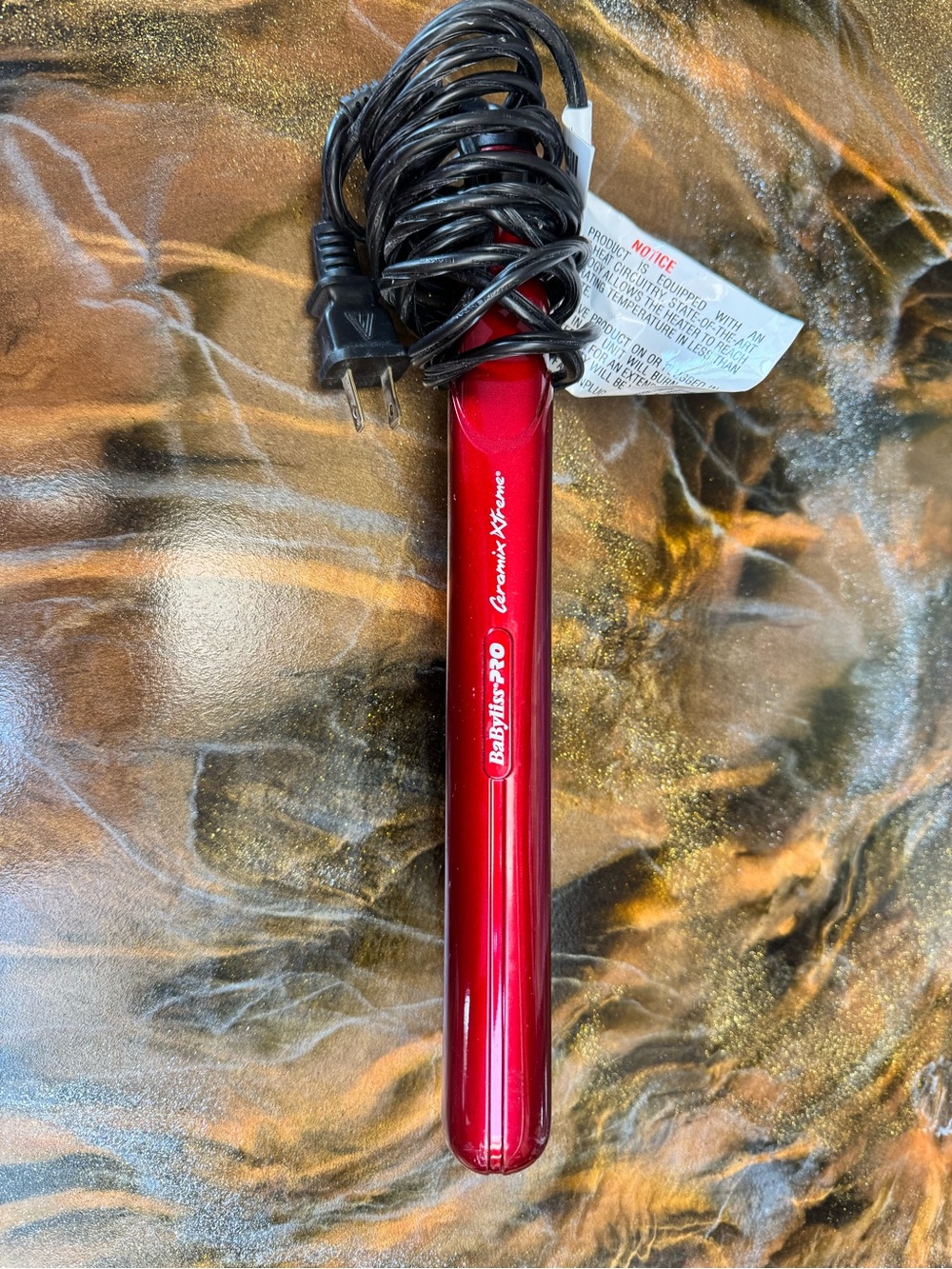BaByliss Red Ceramic Styling Iron
